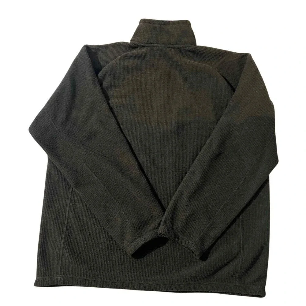 The North Face Men's Black Pullover Long Sleeve Qtr Zip Neck‎ Large Preppy Warm